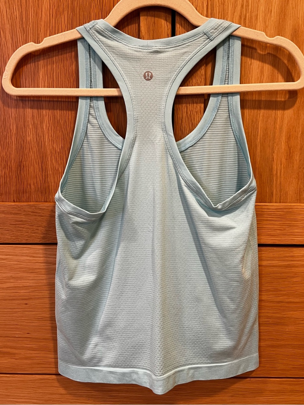 Lululemon Athletica Swiftly Tech Racerback Tank Top Race Length Blue Glow Size 4 - Picture 4 of 4